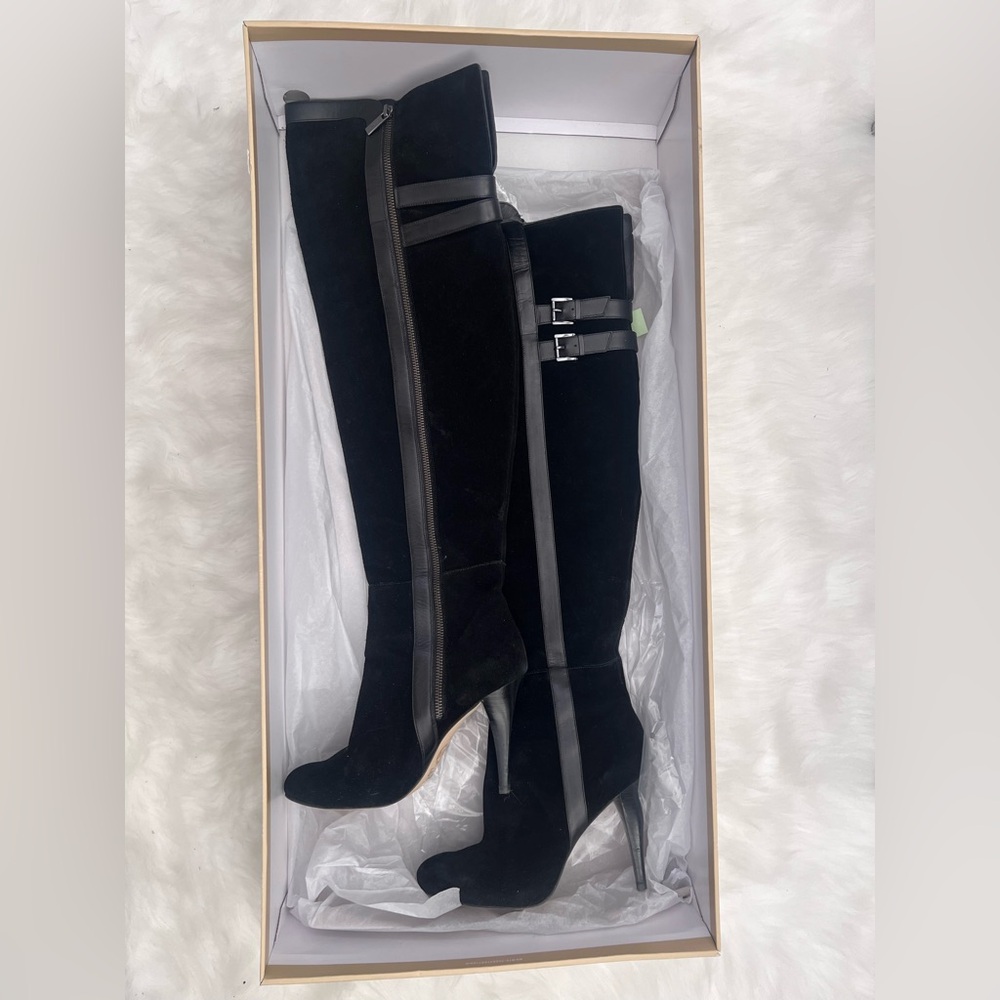 Michael Kors Black Over the Knee Boots